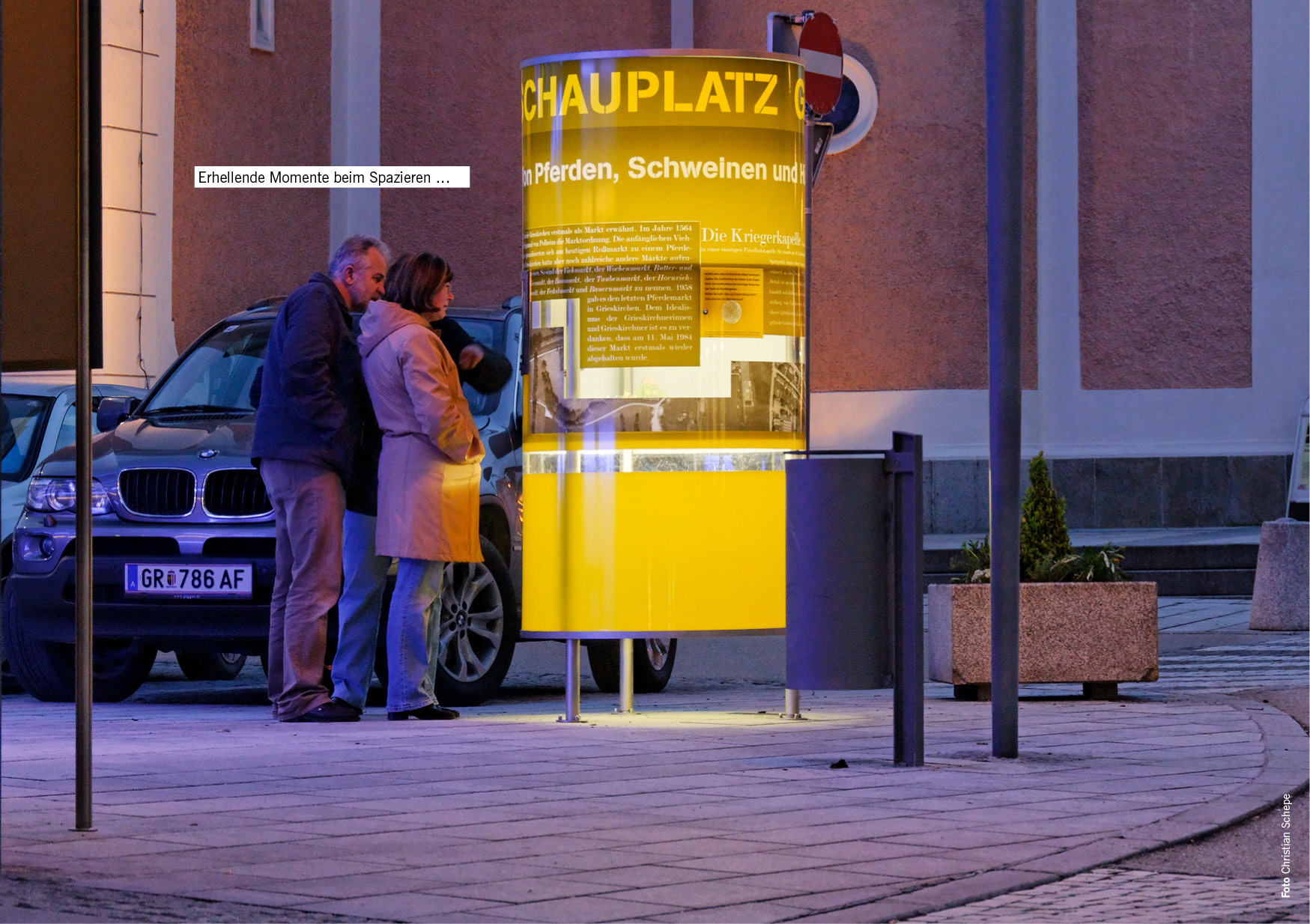 Erhellende Momente beim Spazieren …