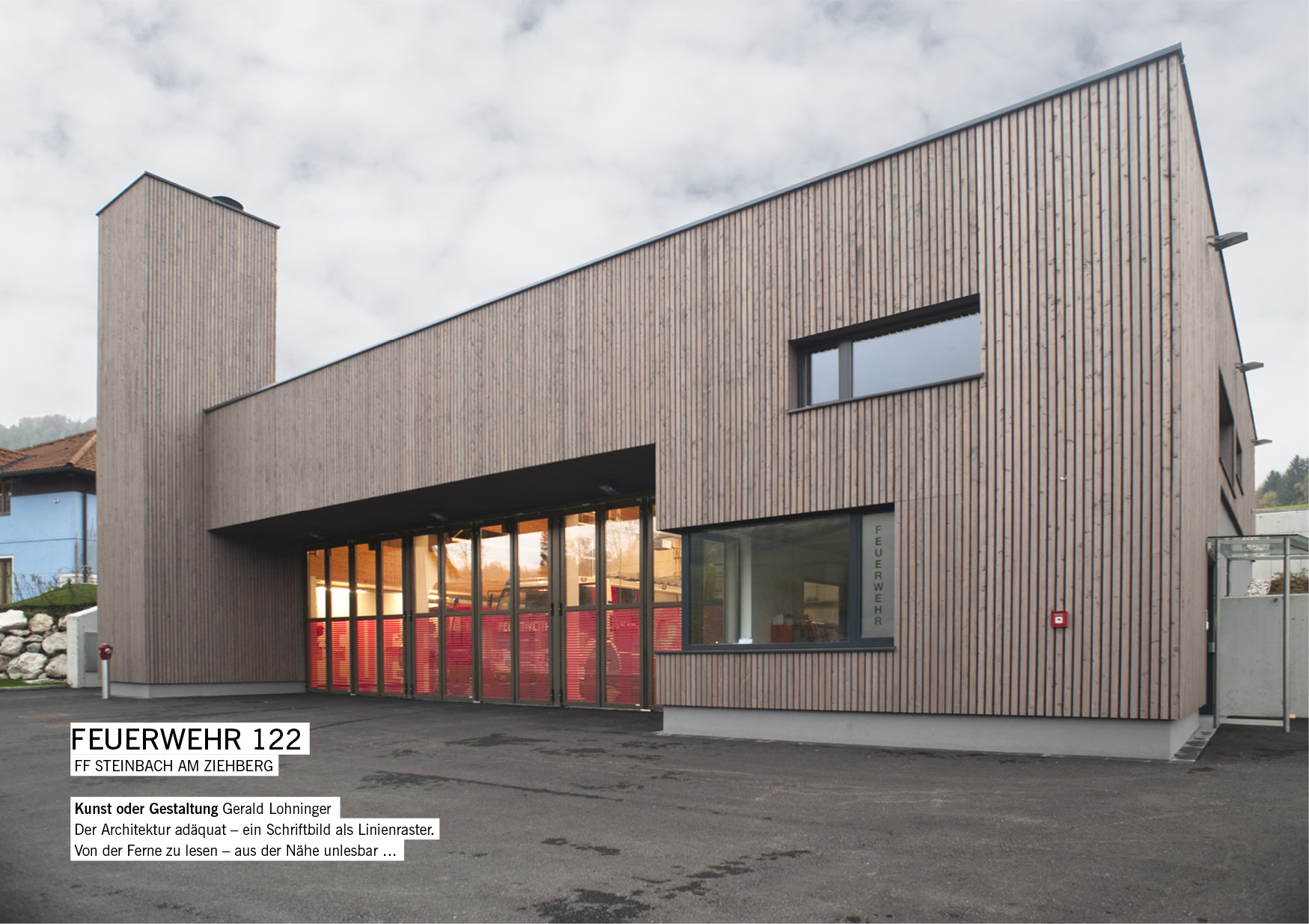 Der Architektur adäquat – ein Schriftbild als Linienraster / Gerald Lohninger