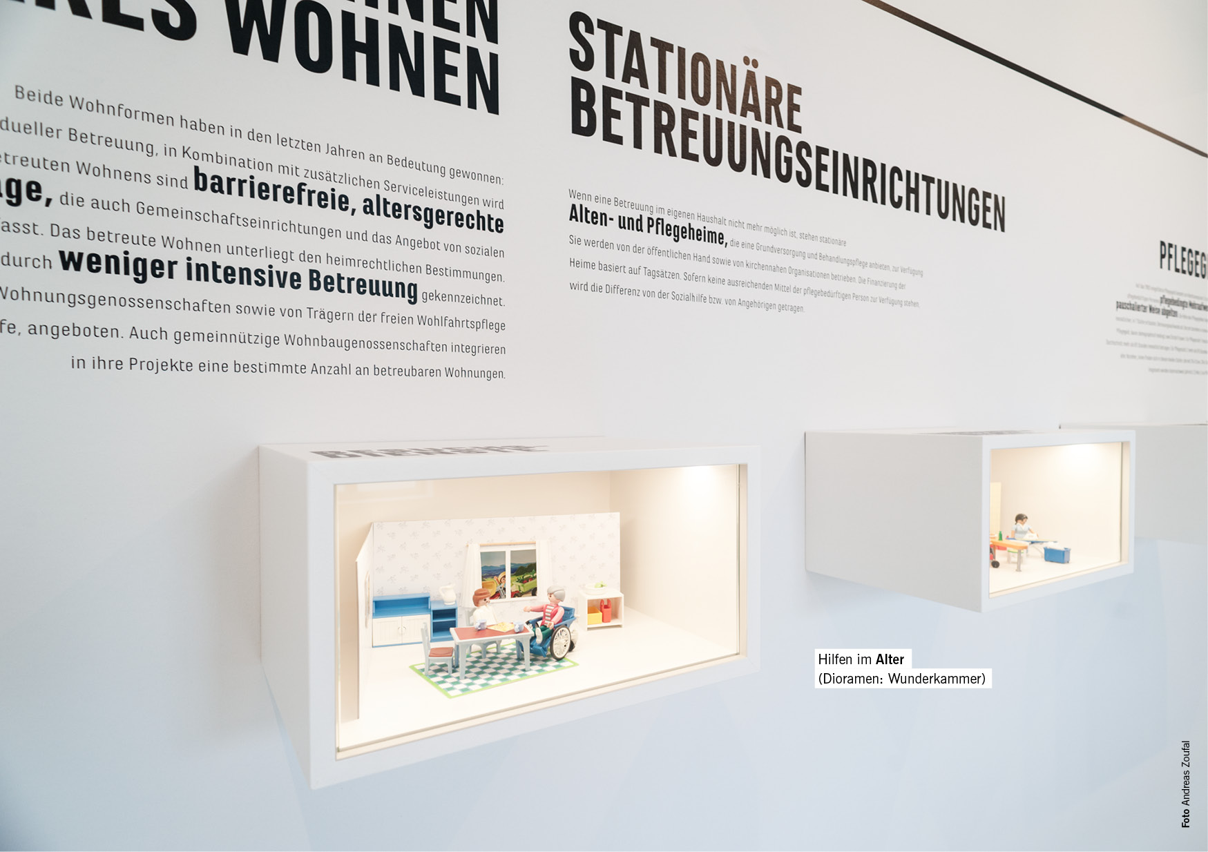 Hilfen im Alter (Dioramen: Wunderkammer)