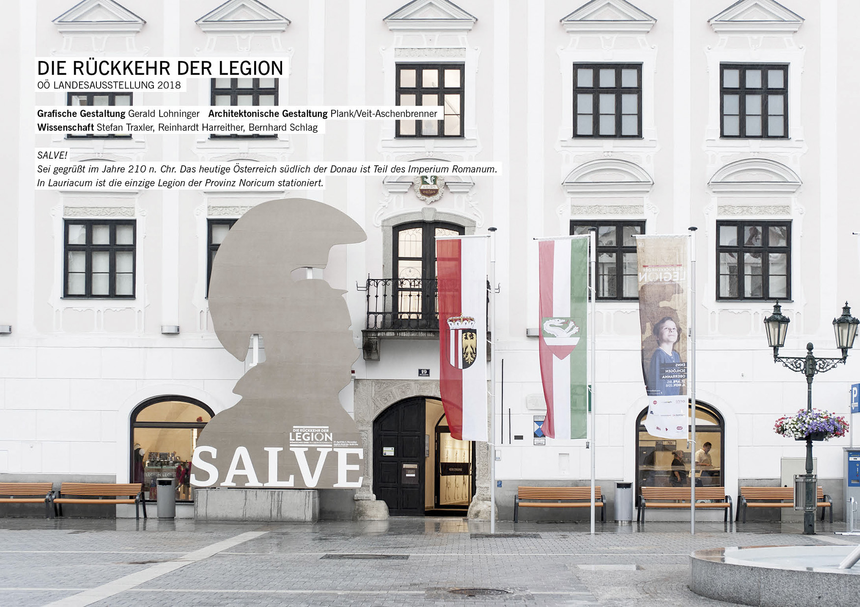 Neuaufstellung des Stadtmuseum Enns im Rahmen der OÖ Landesausstellung 2018 / Gerald Lohninger, Architektur: Veit-Aschenbrenner, Elisabeth Plank, Kuration: Reinhard Harreither